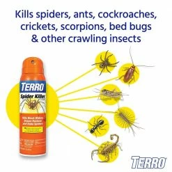 16 oz. Spider Killer Aerosol Spray by TERRO 10 16 oz. Spider Killer Aerosol Spray by TERRO -Pest Control Sales terro bug killer spray t2302 6 4f 1000
