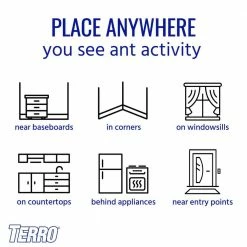 Indoor Liquid Ant Killer Baits (2-Pack) by TERRO -Pest Control Sales terro insect bait stations t300b 40 1000