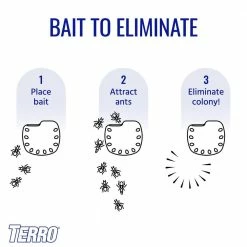 Indoor Multi-Surface Liquid Ant Killer Baits (4-Count) by TERRO -Pest Control Sales terro insect bait stations t334b 44 1000