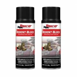 Rodent Block Expanding Foam Barrier (2-Pack) by TOMCAT