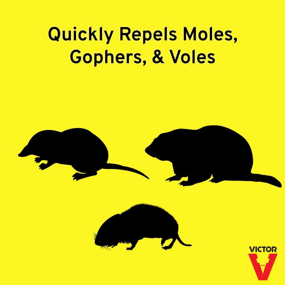32 oz. Ready-To-Use Mole and Gopher Repellent Spray by Victor 4 32 oz. Ready-To-Use Mole and Gopher Repellent Spray by Victor - Image 2