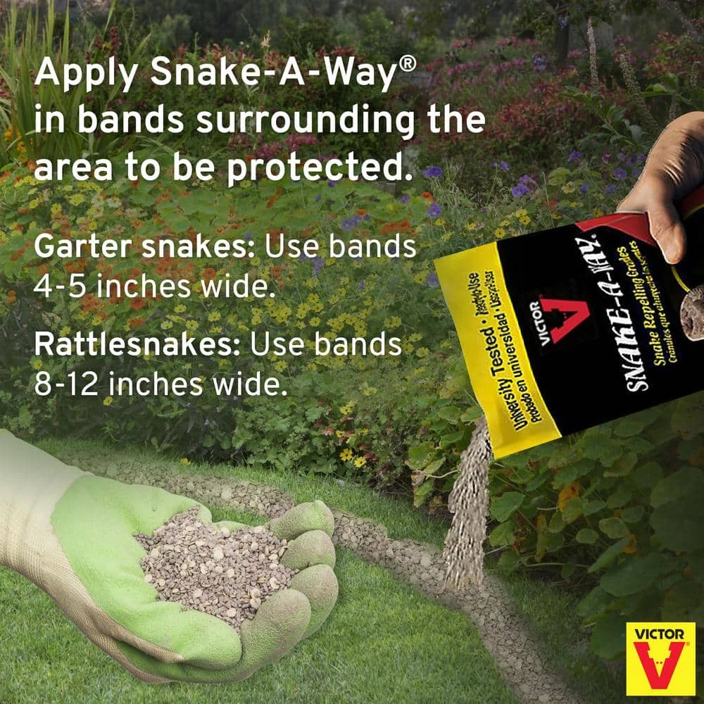 Snake-A-Way 10 lbs. Snake Repelling Granules by Victor 7 Snake-A-Way 10 lbs. Snake Repelling Granules by Victor - Image 5