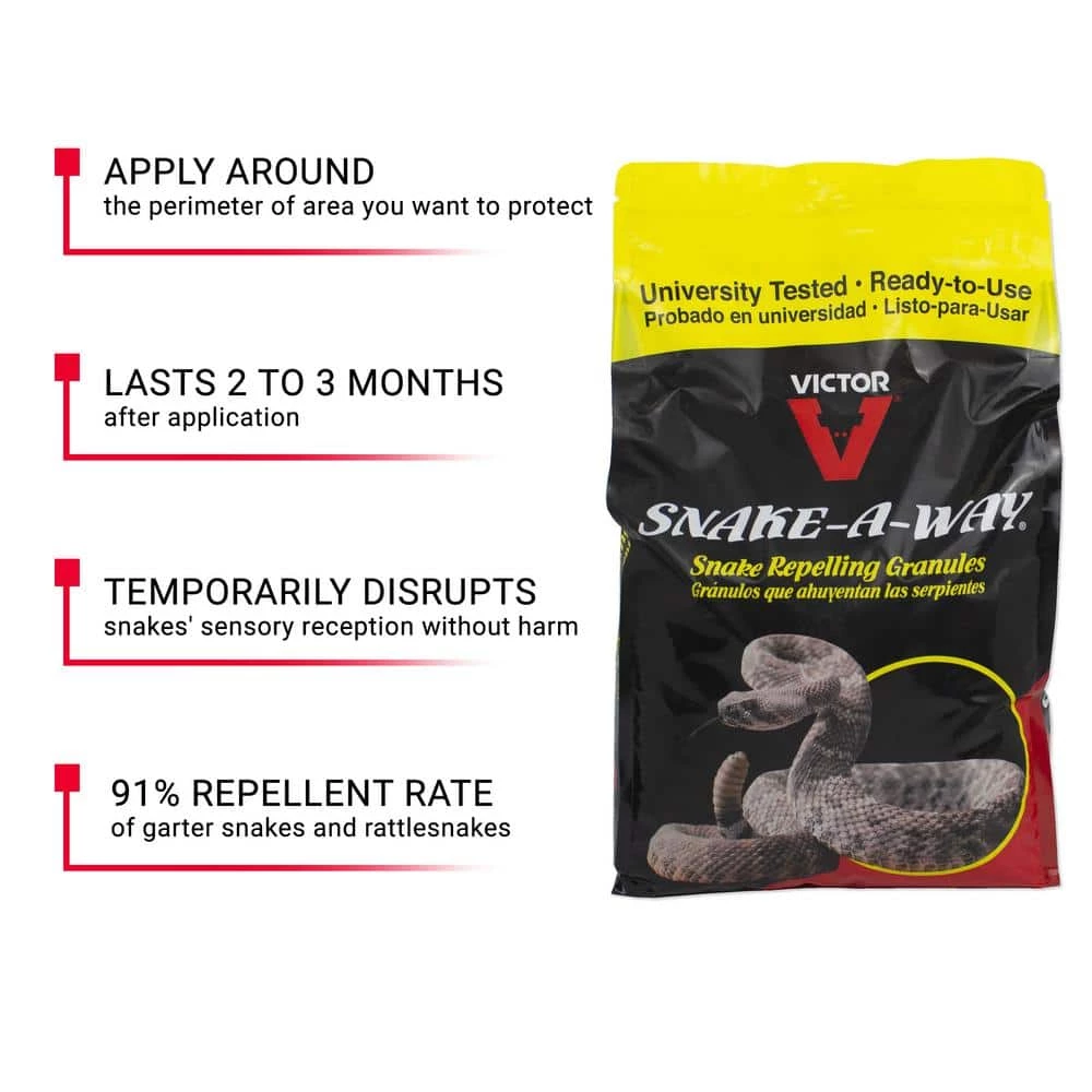 Snake-A-Way 10 lbs. Snake Repelling Granules by Victor 9 Snake-A-Way 10 lbs. Snake Repelling Granules by Victor - Image 7