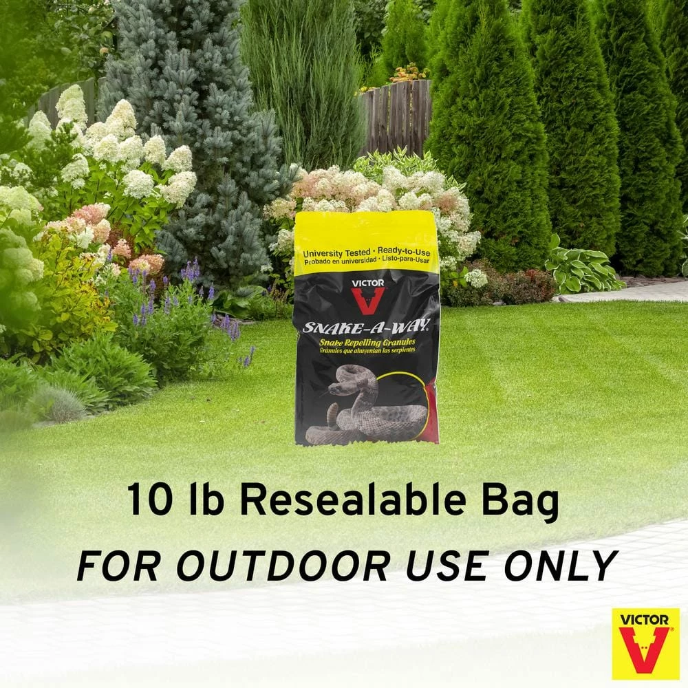 Snake-A-Way 10 lbs. Snake Repelling Granules by Victor 4 Snake-A-Way 10 lbs. Snake Repelling Granules by Victor - Image 2