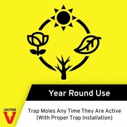 Plunger Style Mole Trap by Victor -Pest Control Sales victor animal traps 0645 fa 1000