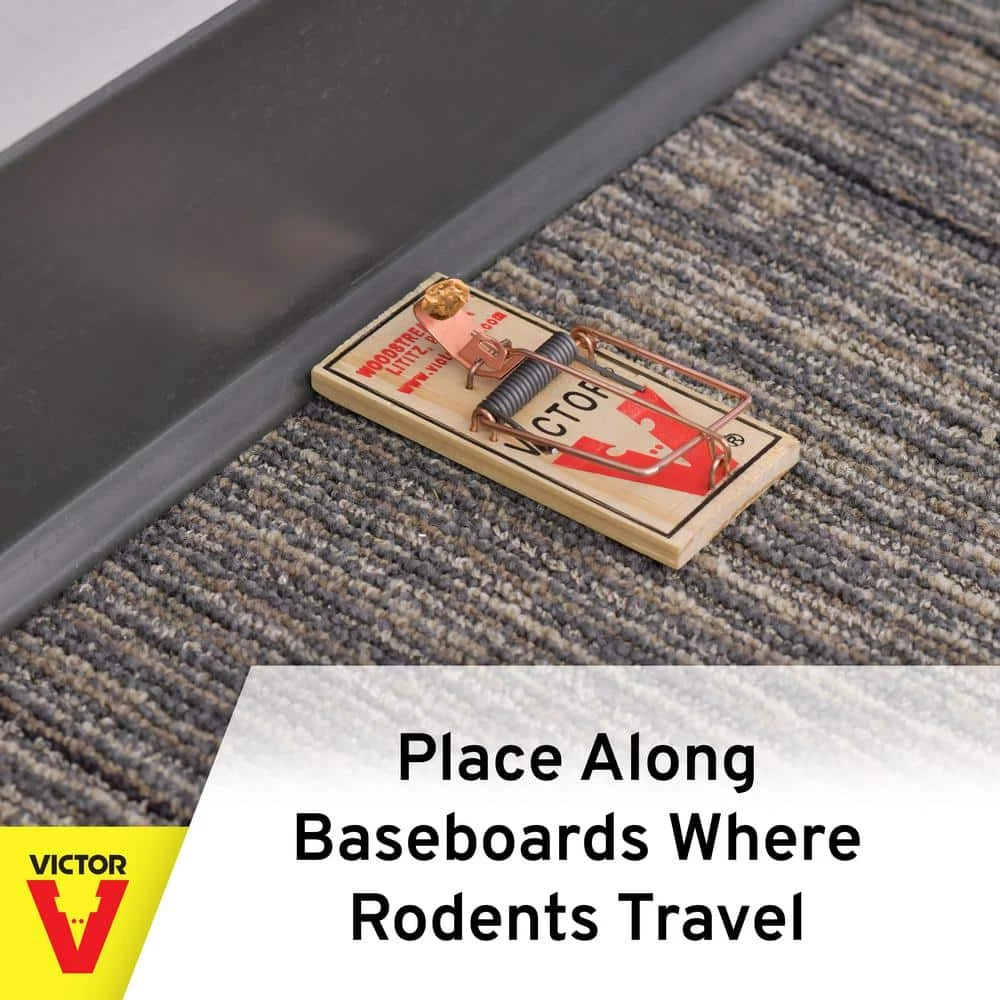 Outdoor and Indoor Metal Pedal Mouse Snap Trap (4-Pack) by Victor 6 Outdoor and Indoor Metal Pedal Mouse Snap Trap (4-Pack) by Victor - Image 4