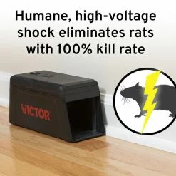 Battery-Powered Indoor Electronic Rat Trap by Victor -Pest Control Sales victor animal traps m241 4f 1000