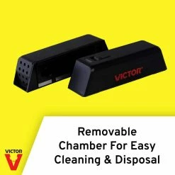 Battery-Powered Indoor Electronic Mouse Trap by Victor -Pest Control Sales victor animal traps m250s 76 1000