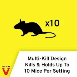 Multi Kill Electronic Mouse Trap by Victor -Pest Control Sales victor animal traps m260 4f 1000