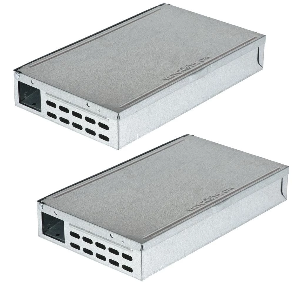 Tin Cat Mouse Trap (2-Pack) by Victor 3 Tin Cat Mouse Trap (2-Pack) by Victor