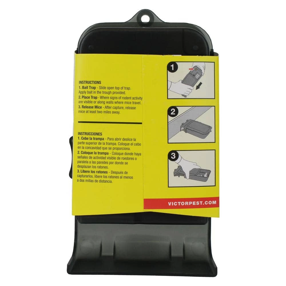 Catch and Hold No-Touch Humane Outdoor and Indoor Mouse Trap by Victor 5 Catch and Hold No-Touch Humane Outdoor and Indoor Mouse Trap by Victor - Image 3