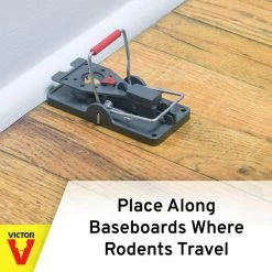 Outdoor and Indoor Power Kill Instant-Kill Mouse Trap (4-Count) by Victor -Pest Control Sales victor animal traps m392 1f 1000