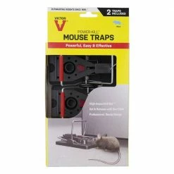Outdoor and Indoor Power Kill Instant-Kill Mouse Trap (4-Count) by Victor