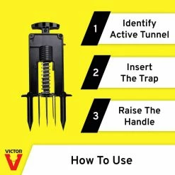 Deadset Mole Trap by Victor -Pest Control Sales victor animal traps m9015 fa 1000
