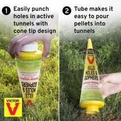 6 oz. Mole and Gopher Poison Peanuts by Victor -Pest Control Sales victor bait stations m6006 44 1000