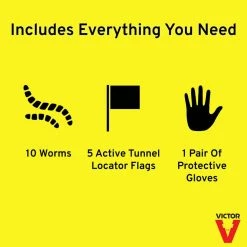 Poison Moleworms (10-Pack) by Victor 13 Poison Moleworms (10-Pack) by Victor -Pest Control Sales victor bait stations m6009 44 1000