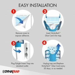 FlyLight AtraktaGlo 600 sq. ft. White Fly Trap with 2 AC Outlets by Dynatrap 13 FlyLight AtraktaGlo 600 sq. ft. White Fly Trap with 2 AC Outlets by Dynatrap -Pest Control Sales white dynatrap insect traps dt3019w 1003p 4f 1000