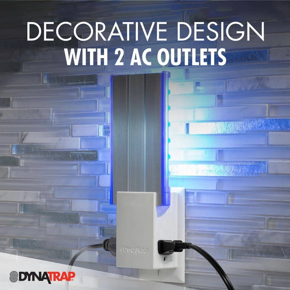 FlyLight AtraktaGlo 600 sq. ft. White Fly Trap with 2 AC Outlets by Dynatrap 5 FlyLight AtraktaGlo 600 sq. ft. White Fly Trap with 2 AC Outlets by Dynatrap - Image 3