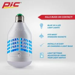 LED Bug Zapper by PIC 15 LED Bug Zapper by PIC -Pest Control Sales white pic bug zappers ikc 1f 1000