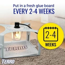 Refillable Flea Trap by TERRO -Pest Control Sales white terro insect traps t230 1d 1000
