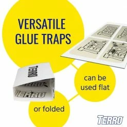Non-Toxic Spider and Insect Trap (4-Count) by TERRO 20 Non-Toxic Spider and Insect Trap (4-Count) by TERRO -Pest Control Sales white terro insect traps t3206 76 1000