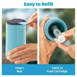 Mosquito Repellent Refills 48 Hours Coverage and Deet Free (4-Count) by Thermacell -Pest Control Sales white thermacell citronella candles torches 100524291 1d 1000