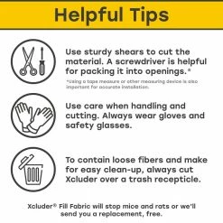 Rodent Control Fill Fabric 6 Rolls of Steel Wool Blend - Protect Home, Business, Office by Xcluder 15 Rodent Control Fill Fabric 6 Rolls of Steel Wool Blend - Protect Home, Business, Office by Xcluder -Pest Control Sales xcluder animal barriers 162746 44 1000