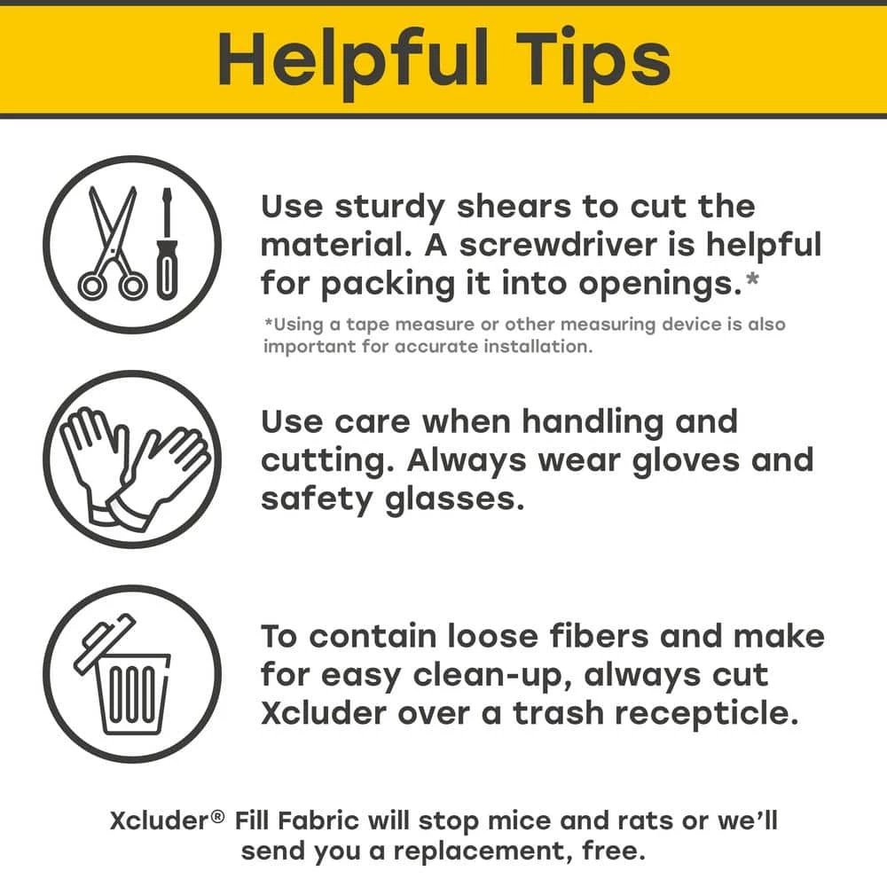 Rodent Control Fill Fabric 6 Rolls of Steel Wool Blend - Protect Home, Business, Office by Xcluder 8 Rodent Control Fill Fabric 6 Rolls of Steel Wool Blend - Protect Home, Business, Office by Xcluder - Image 6