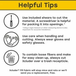 Rodent Control Fill Fabric Large DIY Kit - Steel Wool Blend; Protect Properties by Xcluder 15 Rodent Control Fill Fabric Large DIY Kit - Steel Wool Blend; Protect Properties by Xcluder -Pest Control Sales xcluder animal barriers 162758 44 1000